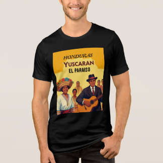 T-shirt En Tri-matière Honduras YUSCARAN Retro poster