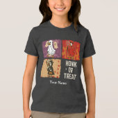 T-shirt En Tri-matière Honk or Treat Funny Halloween Duck  (Recto)