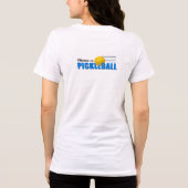 T-shirt En Tri-matière Hooked on Pickleball personal T-shirt (Verso)
