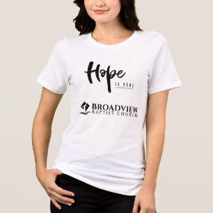 T-shirt En Tri-matière Hope Is Here Broadview, chemise femme