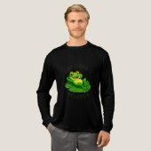 T-shirt En Tri-matière Hopelessly Relaxed Frog – Chill and Carefree Vibes (Recto complet)