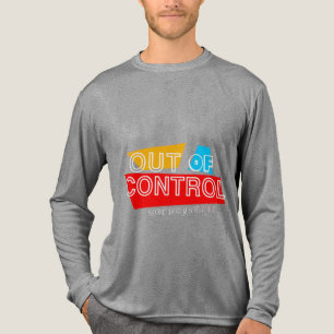 T-shirt En Tri-matière Hors de Contrôle – Création de Typographie Gras St