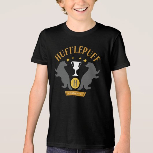 T-shirt En Tri-matière HUFFLEPUFF™ Badger and Cup House Pride Graphic (Recto)