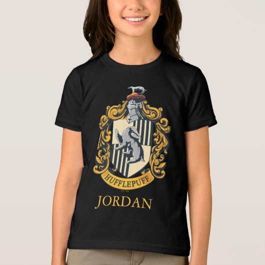 T-shirt En Tri-matière Hufflepuff Crest (Recto)