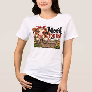 T-shirt En Tri-matière Humeur pour cette vache