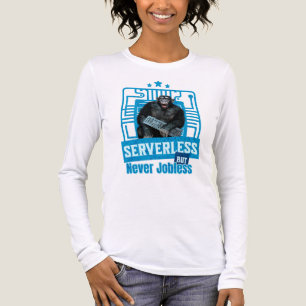 T-shirt En Tri-matière Humour de développeur singe drôle sans serveur