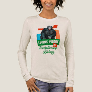 T-shirt En Tri-matière Humour Évolutionnaire Biologie Chimpanzé Drôle