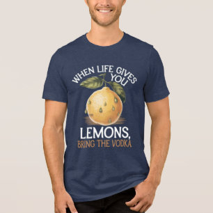 T-shirt En Tri-matière Humour quand la vie vous donne des citrons apporte