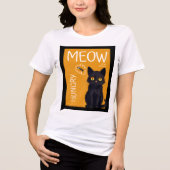 T-shirt En Tri-matière Hungry Meow – Born Hungry (Recto)