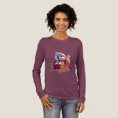 T-shirt En Tri-matière Husky Riding Santa’s Sleigh – Cute 3D Christmas Ca (Recto complet)