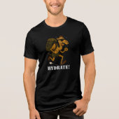 T-shirt En Tri-matière Hydrate – Funny Camel Running Fitness Design (Recto)