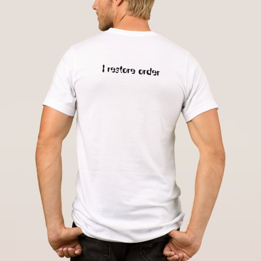 T-shirt En Tri-matière i fix things (Verso)