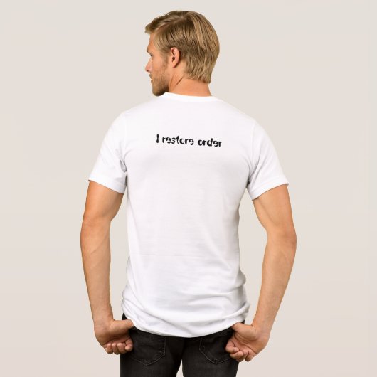 T-shirt En Tri-matière i fix things (Verso intégral)