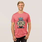 T-shirt En Tri-matière I Grok 5 Tout - Fantaisie Geek Robot (Recto plein)