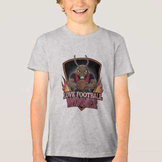 T-shirt En Tri-matière I love football 
