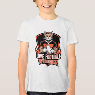 T-shirt En Tri-matière I love football 