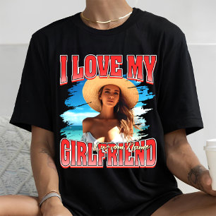 T-shirt En Tri-matière I Love My Girlfriend bootleg valentinjour rap