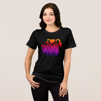 T-shirt En Tri-matière I Love WTF Heart Fiery