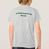 T-shirt En Tri-matière Ich bin auf Dino-Mission ! (Verso)