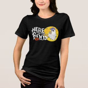 T-shirt En Tri-matière Ici pour les Boos Boire et obtenir votre Spook