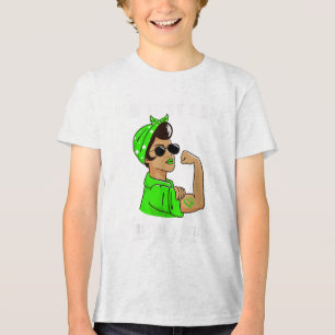 T-shirt En Tri-matière Ici Pour Porter Vert Femmes Bandana Santé Mentale