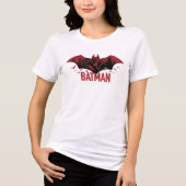 T-shirt En Tri-matière Icône gotham de Batman Crimson (Recto)