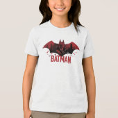 T-shirt En Tri-matière Icône gotham de Batman Crimson (Recto)