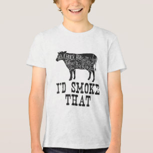 T-shirt En Tri-matière Id Fumer Cette Vache - Vêtements Grillmasters Pour