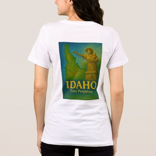T-shirt En Tri-matière Idaho State Art T-Shirt - (Verso)