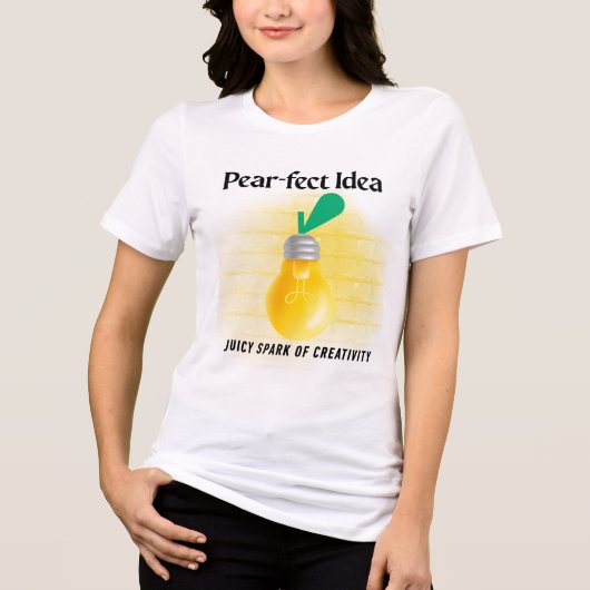 T-shirt En Tri-matière Idée Pear-fect (Recto)