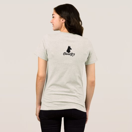 T-shirt En Tri-matière Ignorer mon chien (Verso intégral)
