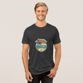 T-shirt En Tri-matière Ile Getaway Croisière Vacances Retro Graphisme (Recto plein)