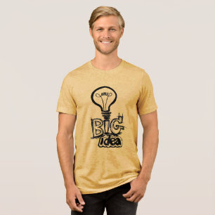 T-shirt En Tri-matière Illuminez vos grandes idées - Ampoule rétro