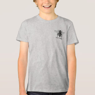 T-shirt En Tri-matière Illustration d'abeille ouvrière vintage