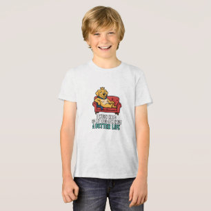 T-shirt En Tri-matière Illustration de citation amusante de roi chien gât
