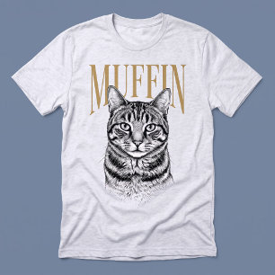 T-shirt En Tri-matière Illustration de compagnie noire et blanche au nom