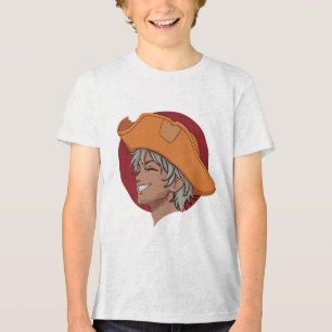 T-shirt En Tri-matière Illustration de garçon anime