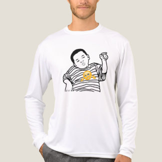T-shirt En Tri-matière Illustration de garçon pointant avec un emoji suff
