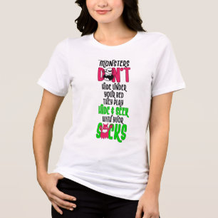 T-shirt En Tri-matière Illustration de Monster Citations Funny Monster