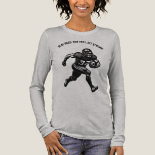 T-shirt En Tri-matière Illustration du joueur de football américain Tri-B