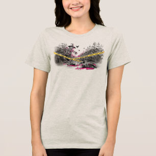 T-shirt En Tri-matière Illustration du meurtre du corbeau