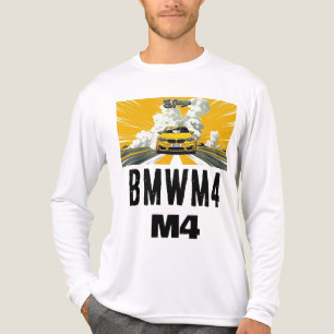 T-shirt En Tri-matière Illustration graphique longue de voiture de sport