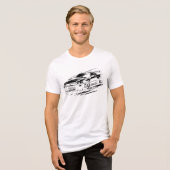 T-shirt En Tri-matière Illustration légendaire du parcours JDM Skyline R3 (Recto plein)