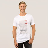 T-shirt En Tri-matière image de doux oiseau (Recto plein)