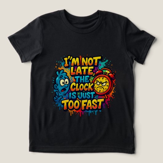 T-shirt En Tri-matière Impression d'écran de dessin (Design Recto)
