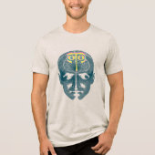 T-shirt En Tri-matière Impression faciale 3D (Recto)
