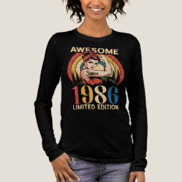 T-shirt En Tri-matière Incroyable depuis 1986 Rétro 40e anniversaire femm