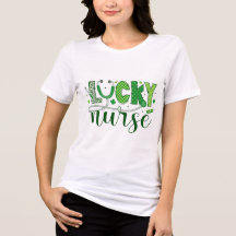Infirmière chanceuse St Patrick | Tee-shirt mignon