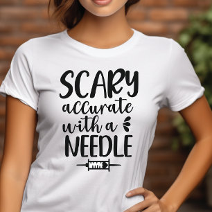 T-shirt En Tri-matière Infirmière d'Halloween terriblement précise avec u