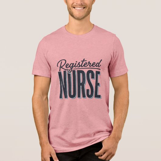 T-shirt En Tri-matière Infirmière diplômée Script Typographie Vector Desi (Recto)